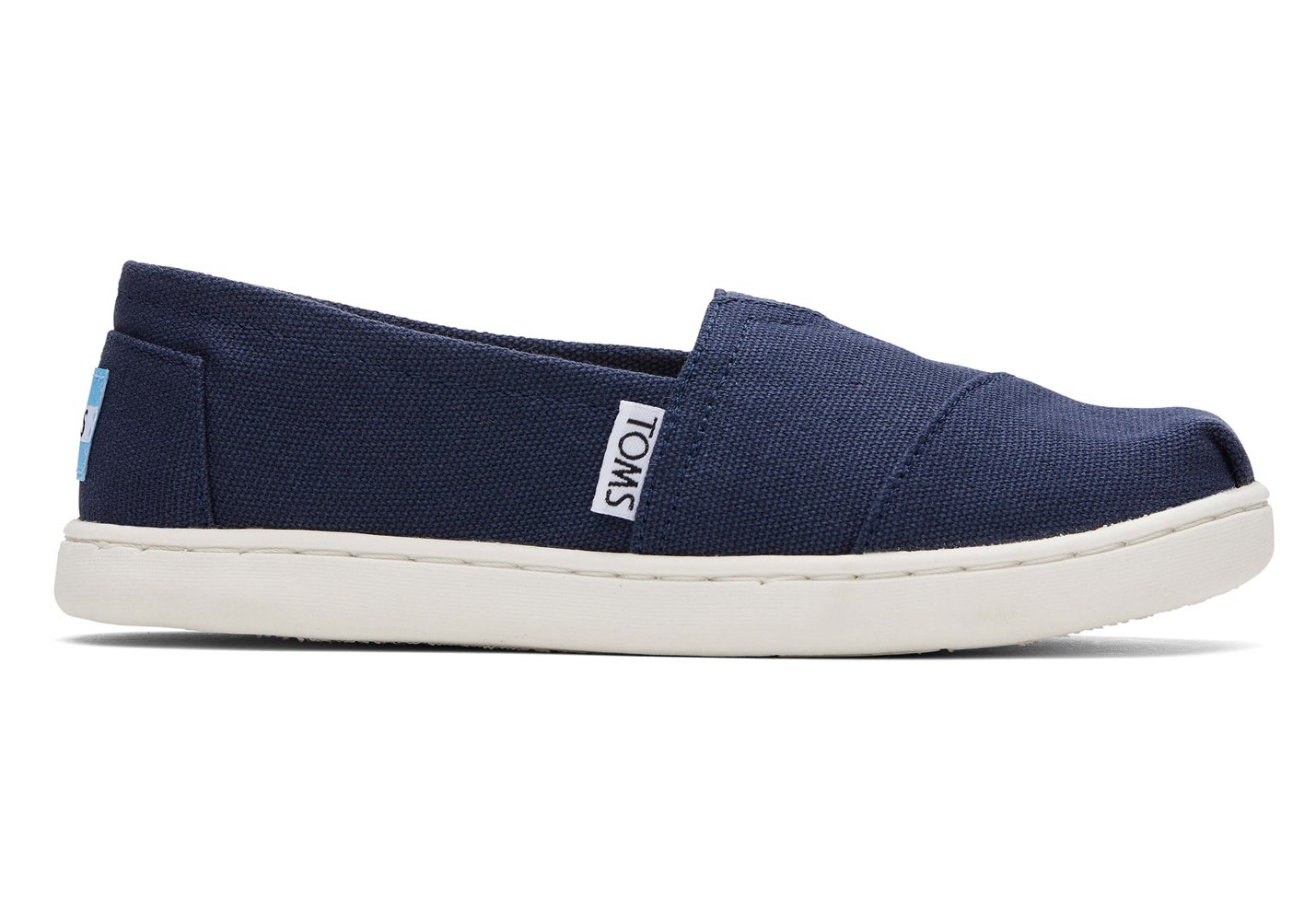 Toms Alpargata Youth Canvas Espadrille Navy - Kids - 94756-UODF